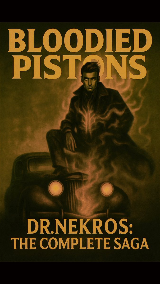 “Bloodied Pistons” - Episode Three, Book One. Read it in Dr. Nekros: The Complete Saga | a.co/d/fghcFCO | #ReadersWanted #BookLovers #read #BookTok #CreativeWriting #writer #bookish #authorsoftiktok #authortok #horror #supernatural