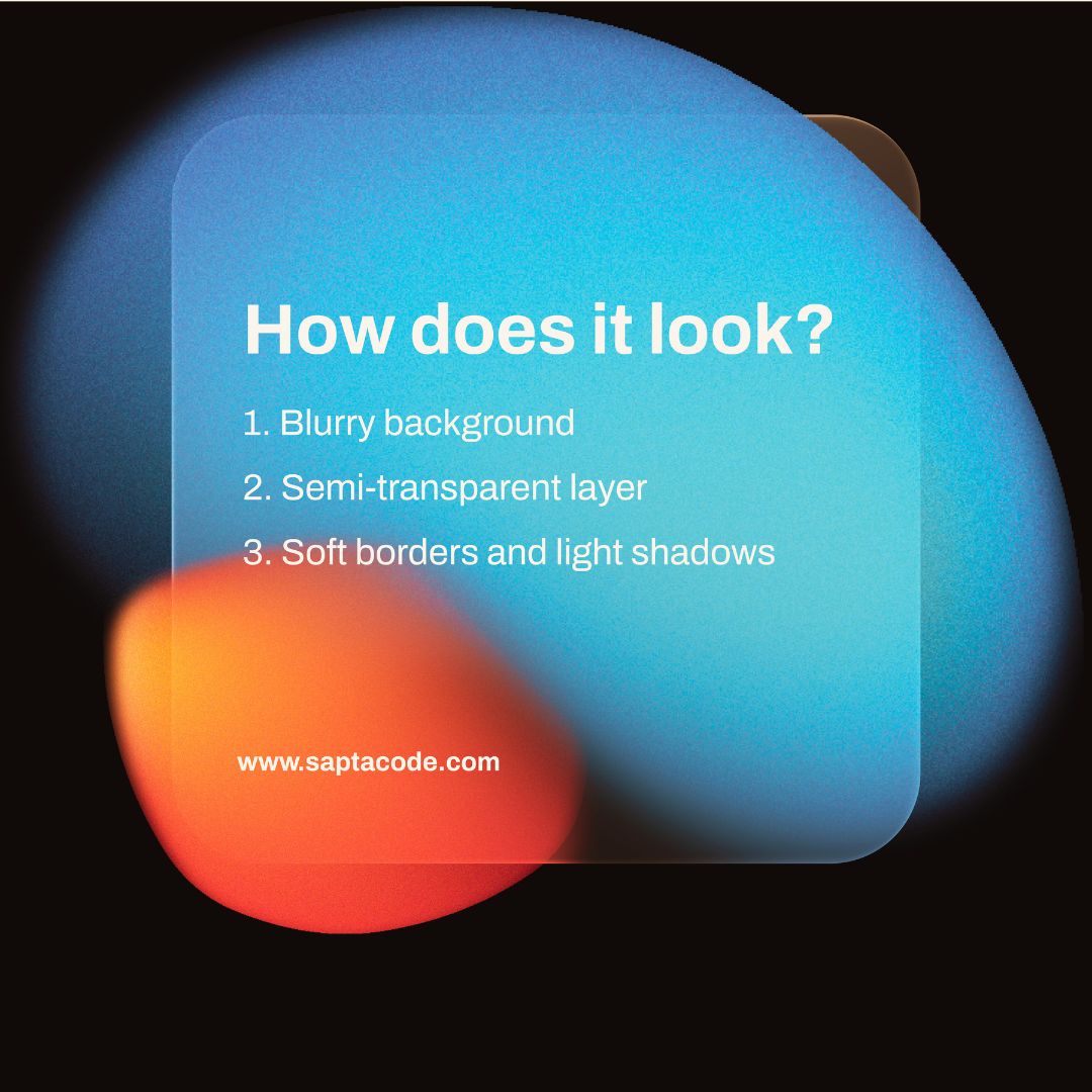 SaptaCode's tweet image. Glassmorphism is back but is it a trend worth keeping or just UI sugar?
Blurry backgrounds, soft borders, and frosted feels are everywhere again in 2025.
Use it smart. Use it everywhere, and it gets messy.

#UItrend2025 #Glassmorphism #UIDesign #SaptacodeDesigns