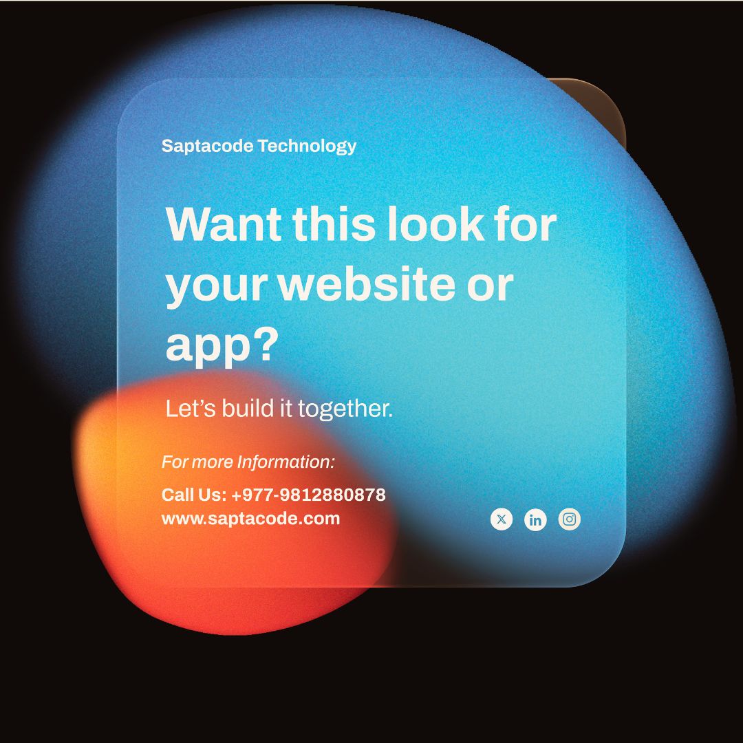 SaptaCode's tweet image. Glassmorphism is back but is it a trend worth keeping or just UI sugar?
Blurry backgrounds, soft borders, and frosted feels are everywhere again in 2025.
Use it smart. Use it everywhere, and it gets messy.

#UItrend2025 #Glassmorphism #UIDesign #SaptacodeDesigns