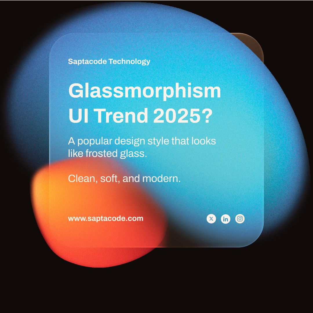 SaptaCode's tweet image. Glassmorphism is back but is it a trend worth keeping or just UI sugar?
Blurry backgrounds, soft borders, and frosted feels are everywhere again in 2025.
Use it smart. Use it everywhere, and it gets messy.

#UItrend2025 #Glassmorphism #UIDesign #SaptacodeDesigns