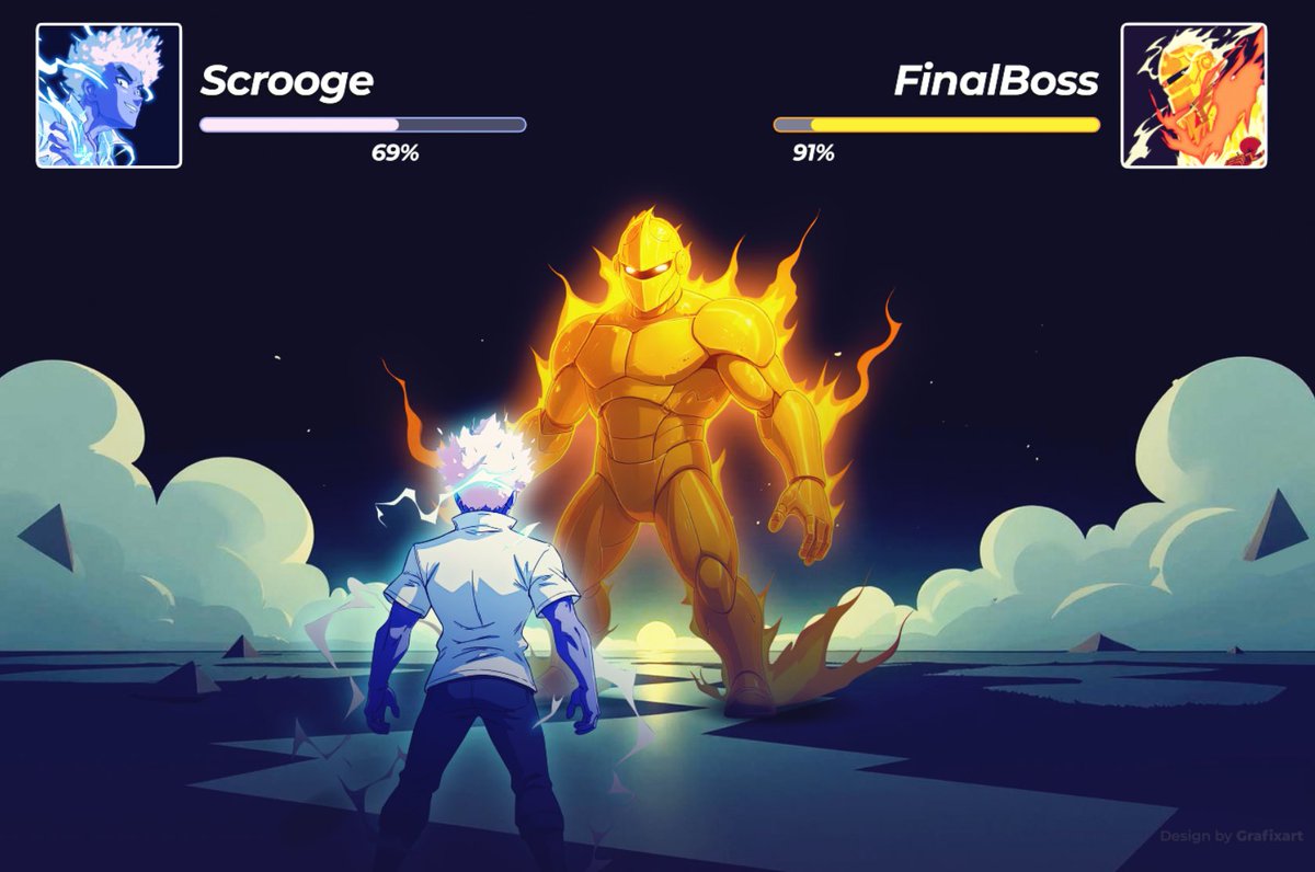 Wraith at it again! Drop a Bosu below 👇 to see who’s gonna help him fight the finalboss!