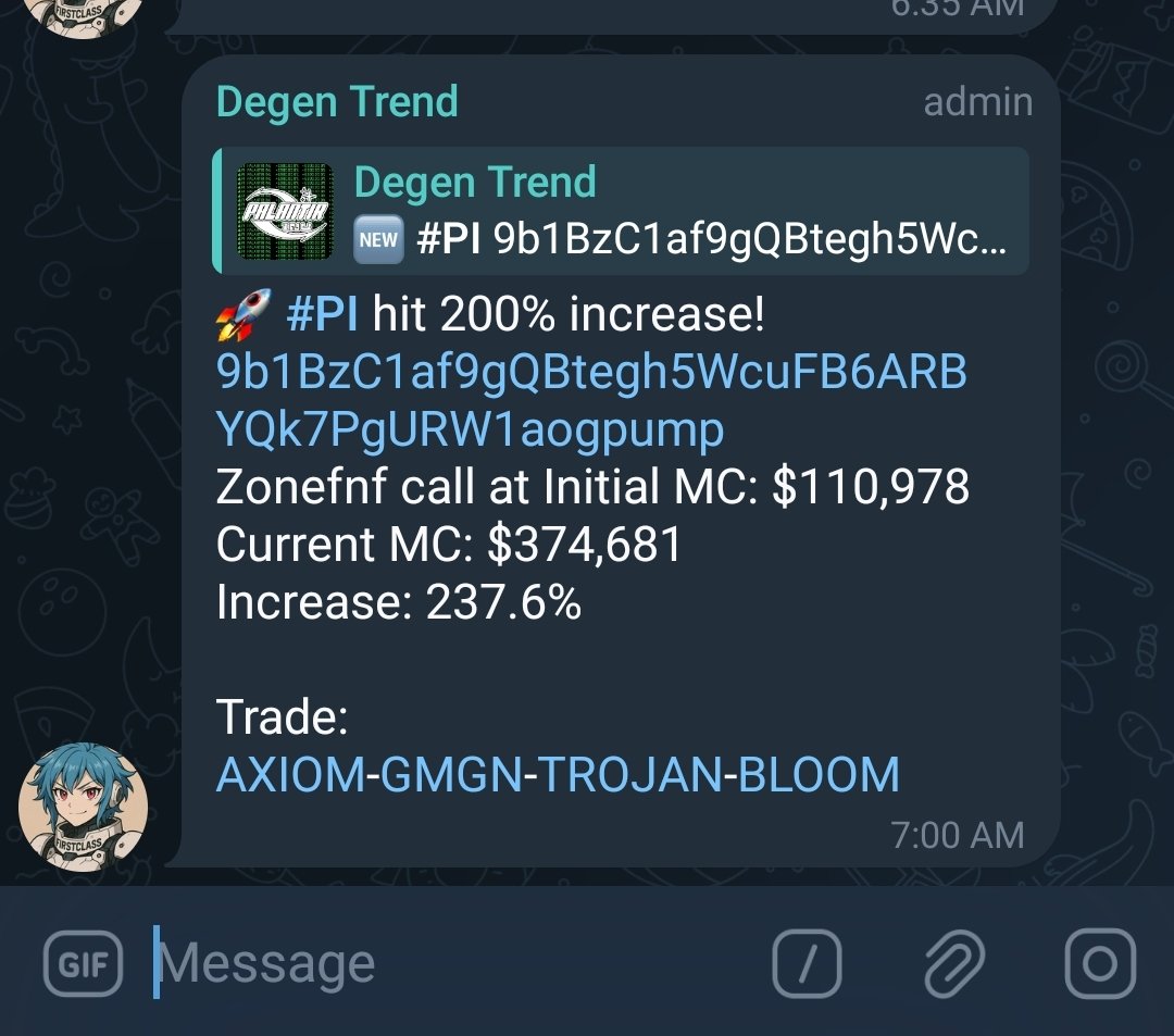 Onchain Alpha ๐บ (@onchaina1pha) on Twitter photo ๐จ๐จ๐จ DISCOUNT
- Access Degen Trend Bot in Zone Lifetime (Narrative Trenching Algo)
Send a DM to <a href="/OnchainA1pha/">Onchain Alpha ๐บ</a>
๐จ๐จ๐จ ๐จ๐จ๐จ DISCOUNT
- Access Degen Trend Bot in Zone Lifetime (Narrative Trenching Algo)
Send a DM to <a href="/OnchainA1pha/">Onchain Alpha ๐บ</a>
๐จ๐จ๐จ