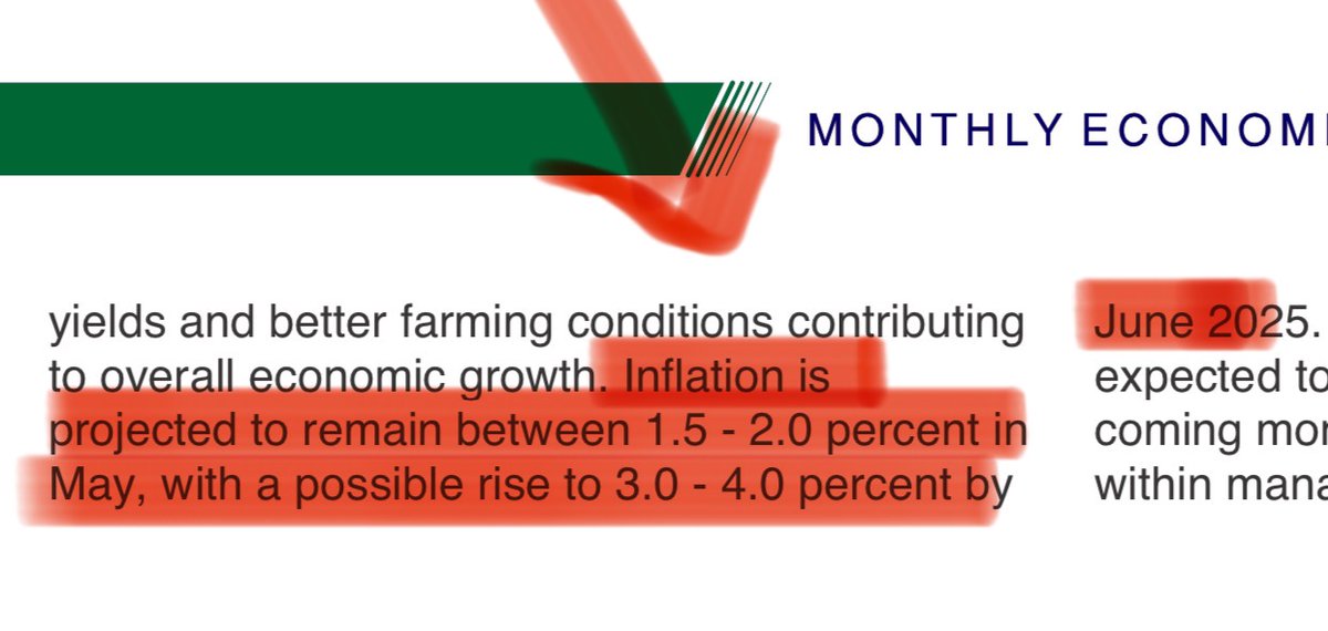 Ministry of Finance projected inflation in May to remain between 1.5-2.0% and possibly rising to 3.0-4.0% in June 
Well it’s already at 3.5% in May so if they predicted a rise of up to 2.5%  in June it could well end up at 3.5(May) +2.5(June) or 6% 
MoF clueless and careless