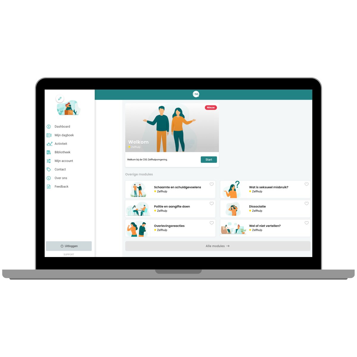 Online zelfhulpomgeving voor slachtoffers van seksueel geweld. Het Centrum Seksueel Geweld lanceert een digitale omgeving waar je anoniem, zelfstandig én in je eigen tempo steun en informatie kunt vinden na een nare seksuele ervaring: centrumseksueelgeweld.nl/zelfhulp/