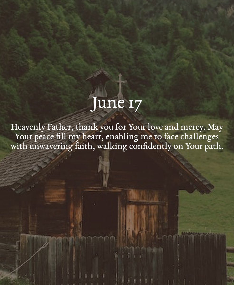 Wake and we start a day with a prayer 🙏