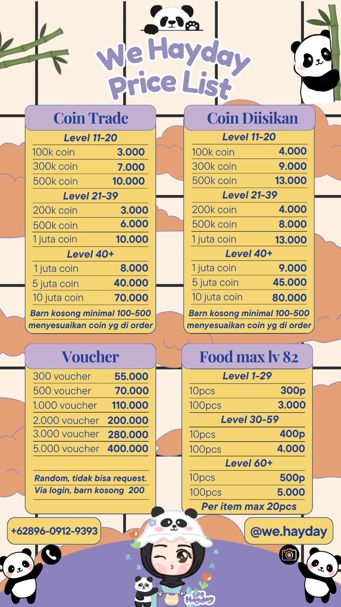 Nda🐼 | Order WA only tweet media