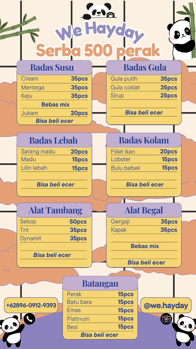 Nda🐼 | Order WA only tweet media