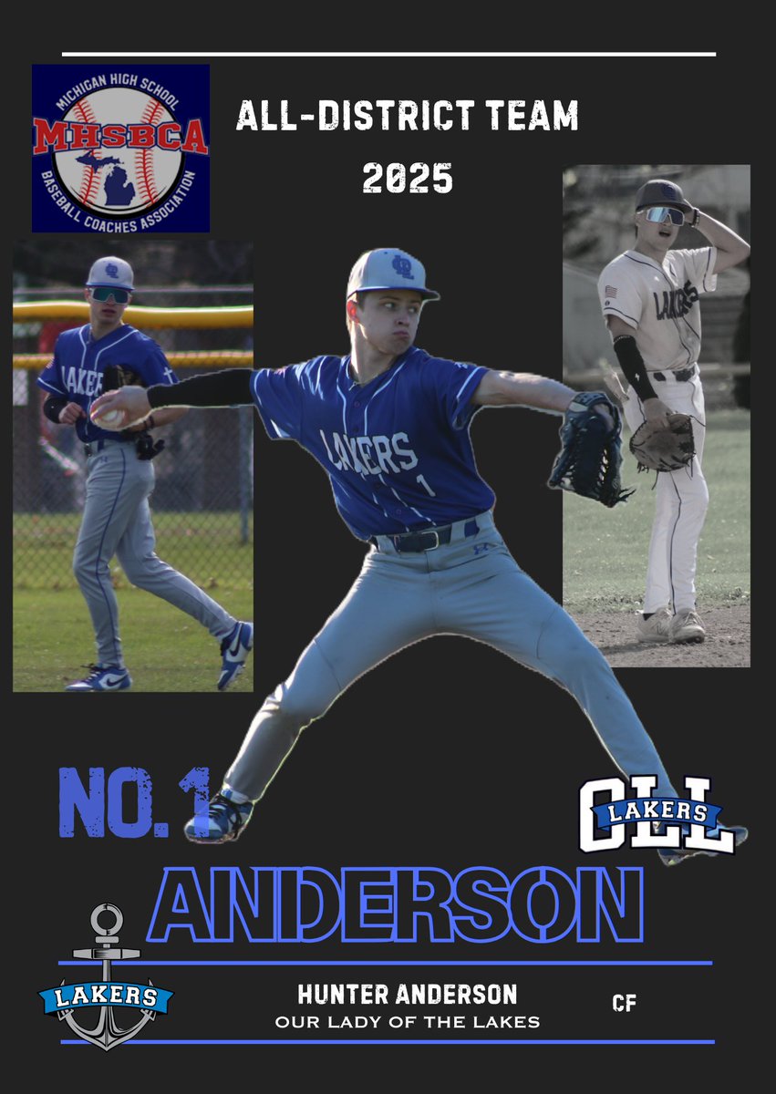 OLL Baseball (@baseball_oll) on Twitter photo Postseason Honors:
Congrats to Junior CF Hunter Anderson for earning MHSBCA All-District honors
<a href="/HunterA40275277/">Hunter Anderson</a> <a href="/AthleticsOLL/">Our Lady of the Lakes Athletics</a> <a href="/OLLonline/">OLL Catholic School</a> Postseason Honors:
Congrats to Junior CF Hunter Anderson for earning MHSBCA All-District honors
<a href="/HunterA40275277/">Hunter Anderson</a> <a href="/AthleticsOLL/">Our Lady of the Lakes Athletics</a> <a href="/OLLonline/">OLL Catholic School</a>