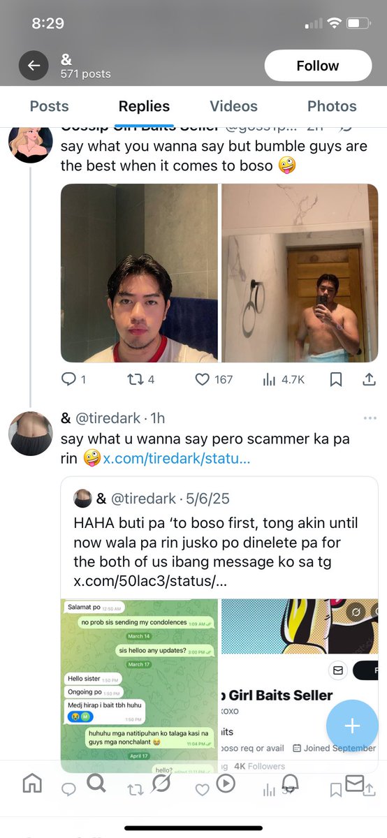 yihobyul's tweet photo. @johnefron69 @goss1pxoxo scammer yan teh https://t.co/7WfJBSYzvN