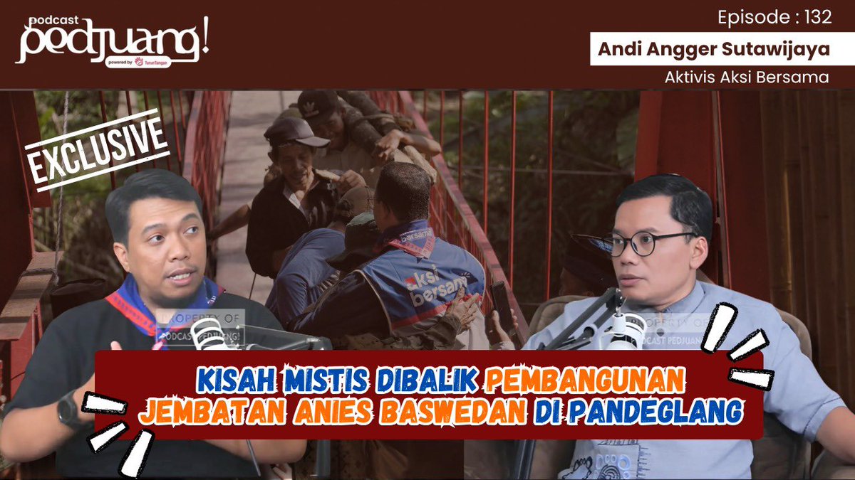 Di balik suksesnya pembangunan Jembatan Aksi Bersama, yang dibangun Anies Baswedan di Pandeglang, ternyata ada kisah spiritual di balik layar yang tak banyak diketahui orang. Silakan simak di sini youtu.be/5sydOUJP01k?si…