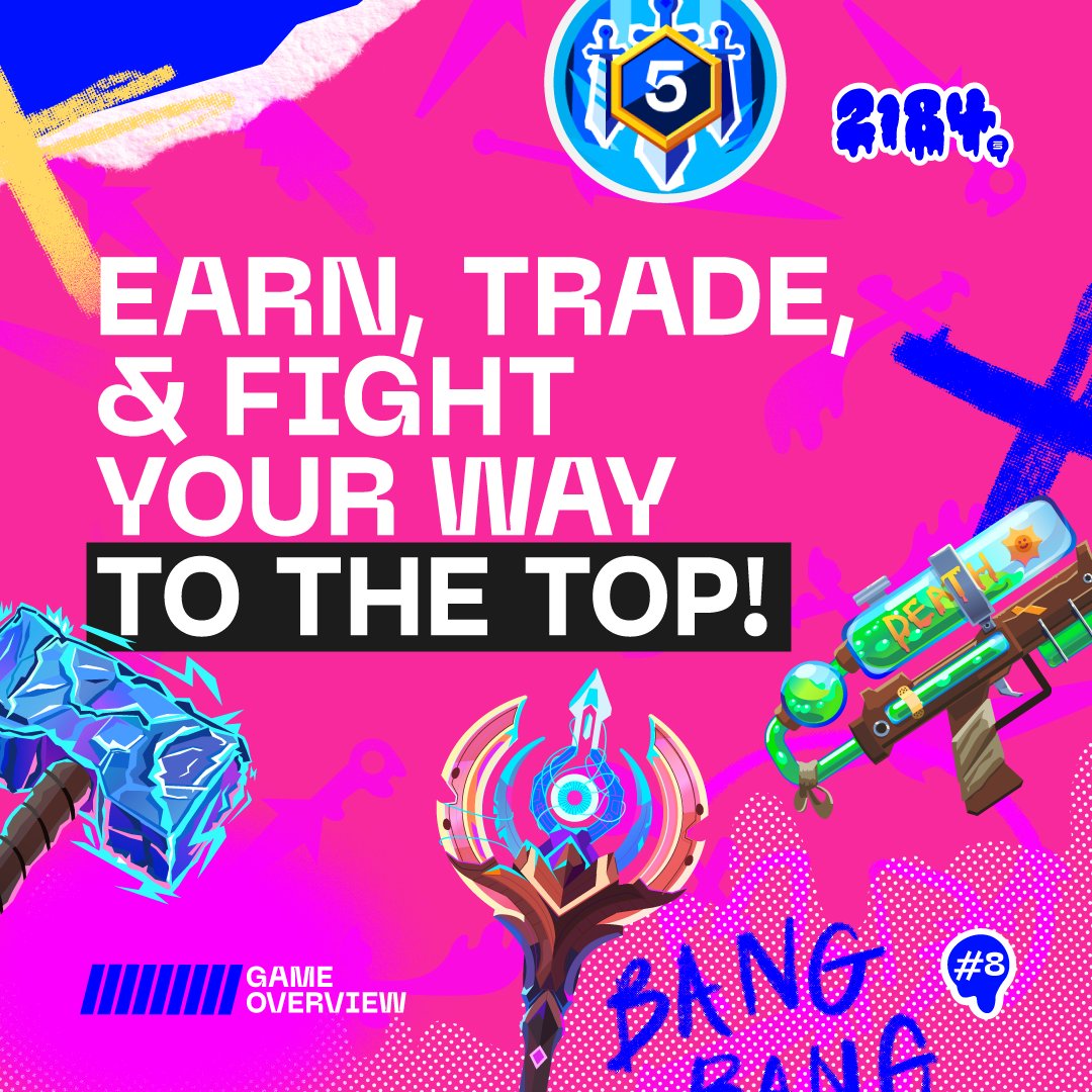 Trade, Enhance, and Scale Up

🔁 Trade Heroes &amp; Weapons on MOOAR
⚙️ Fuse 3 of a kind → evolve to next level
🏷️ Weapons &amp; Heroes are fully tradable NFTs
🔮 Special Weapons = limited drop, Battle Pass exclusive

Everything has potential.

#2184Game #Web3Gaming