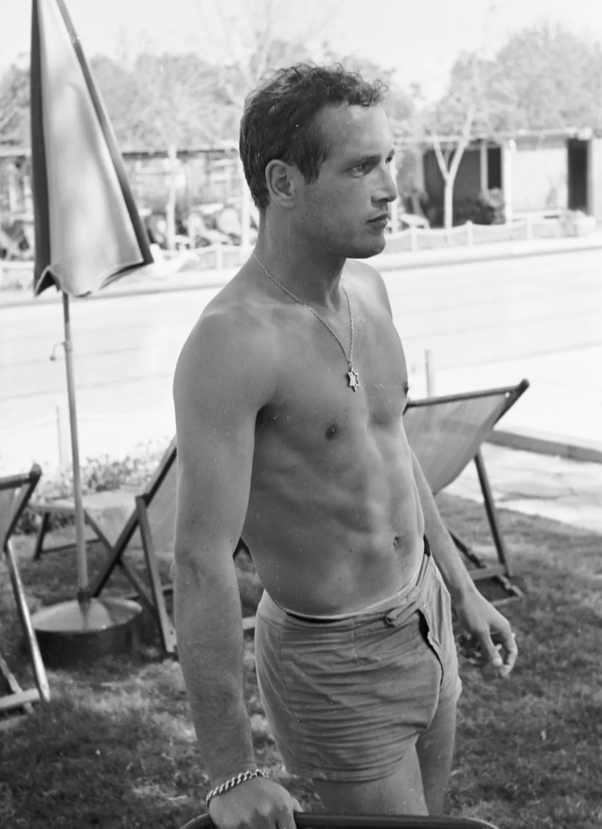 Bevin83994661's tweet photo. Hollywood's Jewish supremacist/Zionist propaganda

Production images from the Otto Preminger film version of EXODUS, featuring a shirtless Paul Newman wearing a Star of David necklace, only increased the story’s allure.
. https://t.co/jQ1lq91eSI