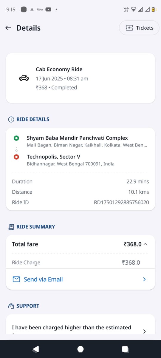shashank91631's tweet photo. @RapidoCares @rapidobikeapp awesome business policies.... Today I was charged ₹365 for 8 km ride in rapido car , because it rained a bit and because of time crunch I had no other options.... Kamao bhai kamao and naam dekho economical ride https://t.co/HWmCyhbpDf