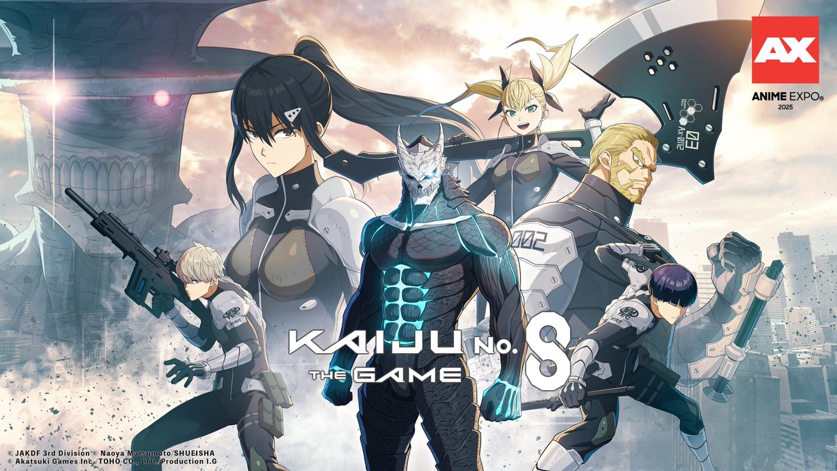 ◢◤ #怪獣8号 THE GAME #AX2025 出展決定！ ◥◣ 『怪獣8号 THE GAME