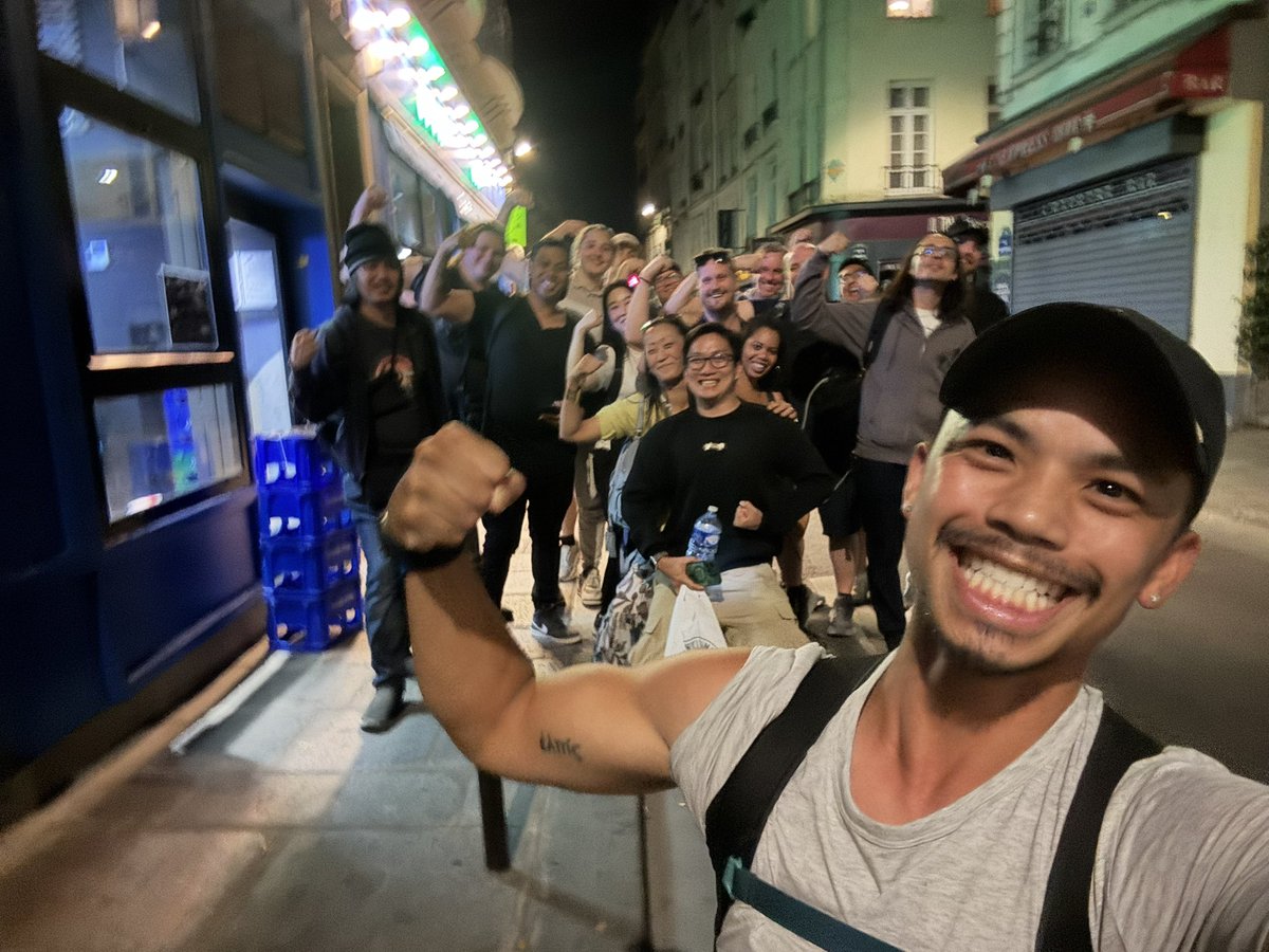 Paris has been amazing. Wasn’t aware we don’t ask about AC since it’s practically nonexistent 😅. Cheers to linking up with old and new friends alike.