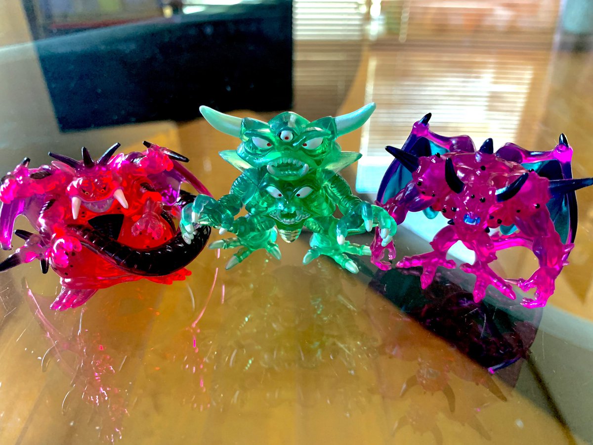 Bacon_eggs__'s tweet photo. ドラゴンクエスト
クリスタルモンスターズ💎✨
カプセルバージョン~天空編~

魔王3種ゲットしました〜💪 https://t.co/3QALqwS5XR
