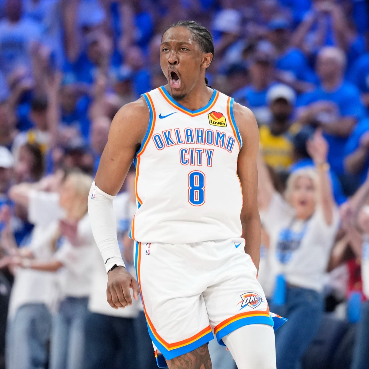 Jalen Williams is the youngest player since Russell Westbrook in 2012 to score 40+ points in an #NBAFinals game. 👀

#ThunderUp