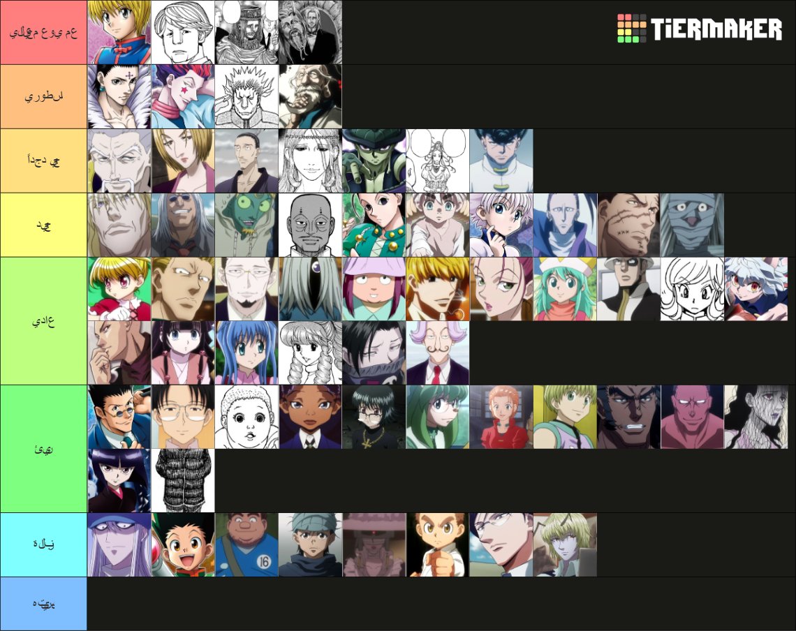 بعض الي حطيتهم زباله بسبب اني ماقتنعت بالسيناريو او الحبكه الي صارت لهم مو شرط انهم سيئيين