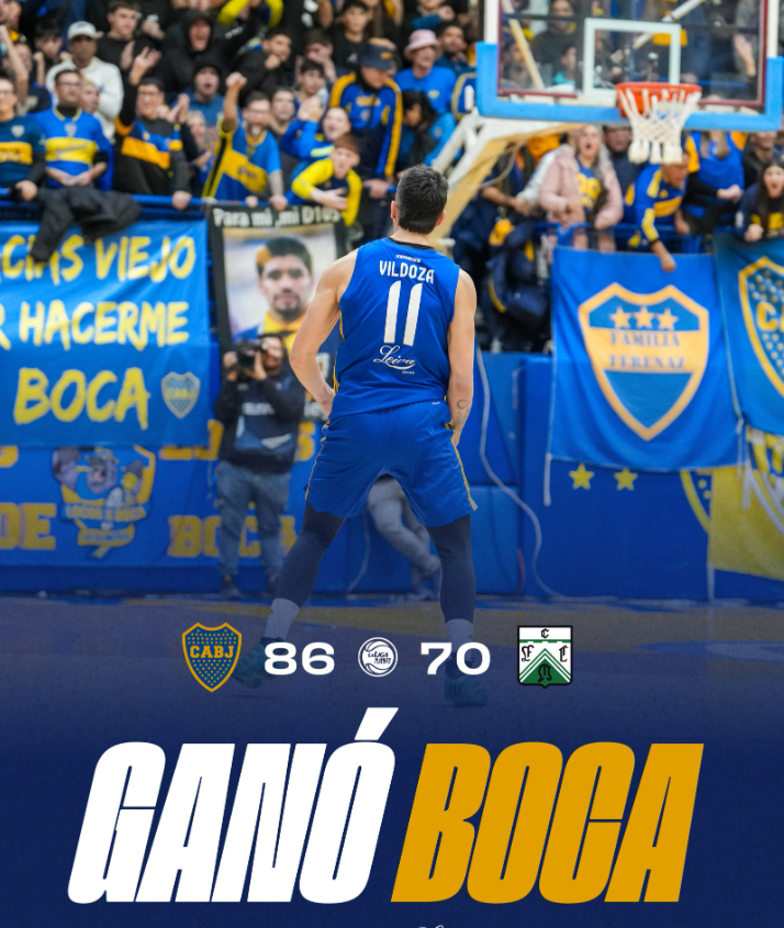 🏀👏Qué buen triple, qué pena, no les sirvió de nada.

🔝Hoy #Boca GANÓ el 5° y decisivo y ELIMINÓ A FERRO en los 4tos de la #LigaNacional.

🔜Semis vs Quimsa.