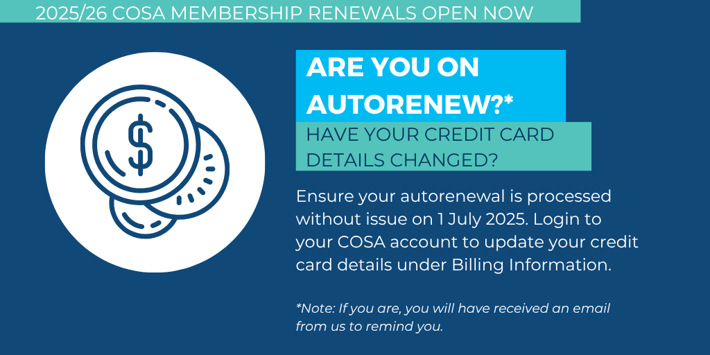 COSAoncology's tweet image. If you selected automatic renewal, expect to see an email from COSA today. Please check your details in the email, and update your billing in your COSA account if needed. bit.ly/4cI0nc3