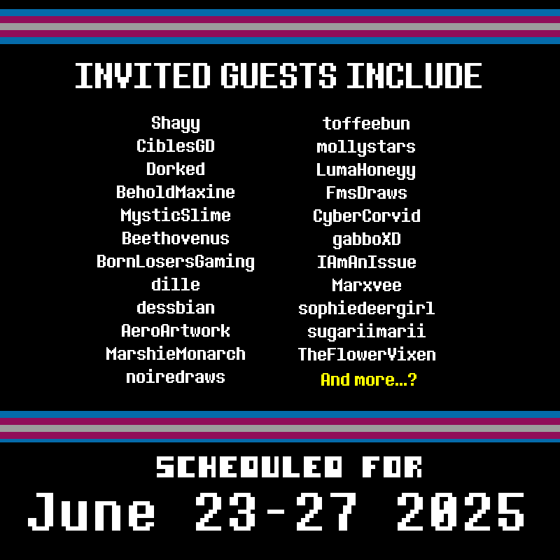 The UT Bunnathon will be raising money for The Trevor Project via Tiltify!  Our initial goal will be $3,000, and we'll expand out a couple times throughout the event's duration.

The Bunnathon will be held from June 23-27 across 5 livestreams on the VyletBunni Twitch channel!