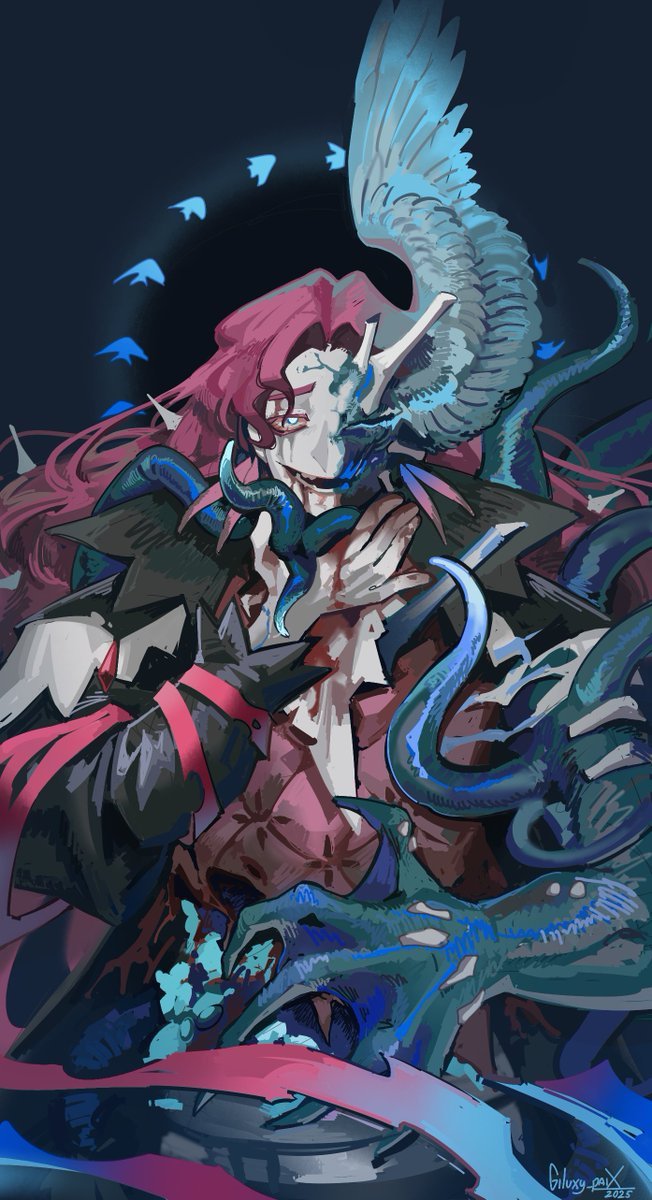 "All he wants is to live on. All it wants is to live on." #Arknights #アークナイツ #Anastasio