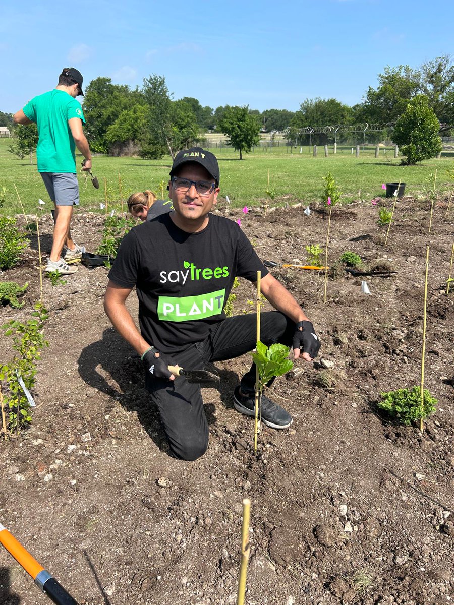 kapil_saytrees's tweet image. First tiny forest outside India !!
I am thrilled to be creating a Miyawaki forest in the USA . Honored to be joining hands with PLAN -T to create first tiny forest in Dallas, Texas.
Many tiny forests will be added in months to come.
@saytrees_ind