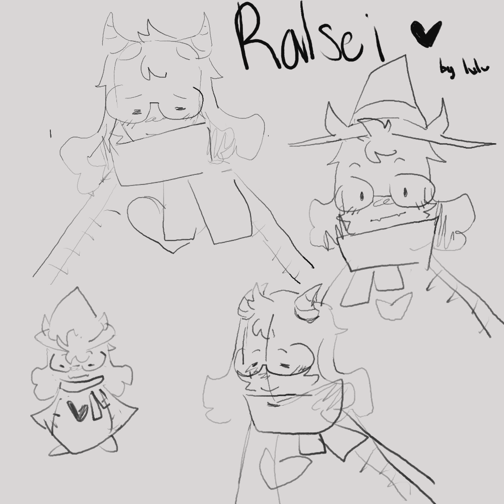 Lu1uw0rld's tweet image. ralseiiiii boobooooo☺️ #DELTARUNE