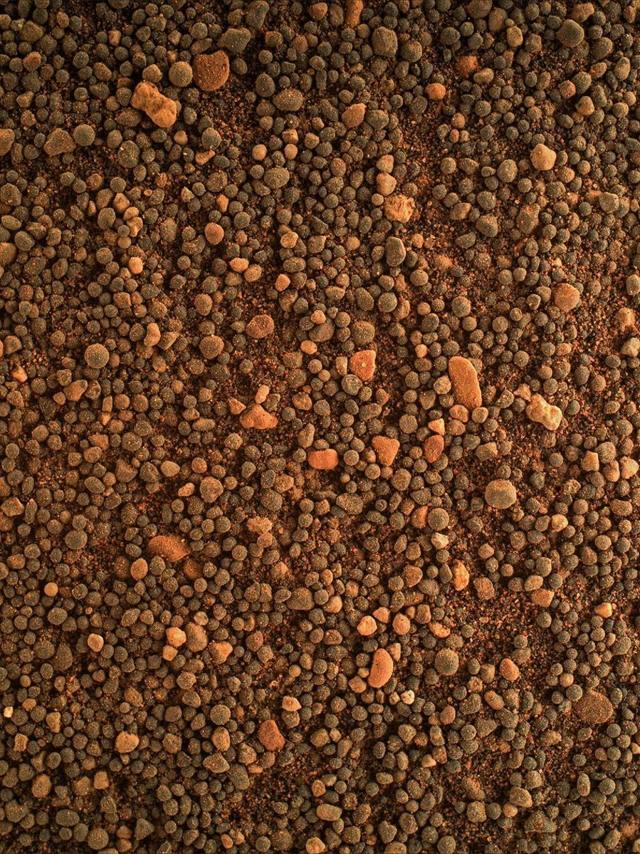 火星上的沙粒。