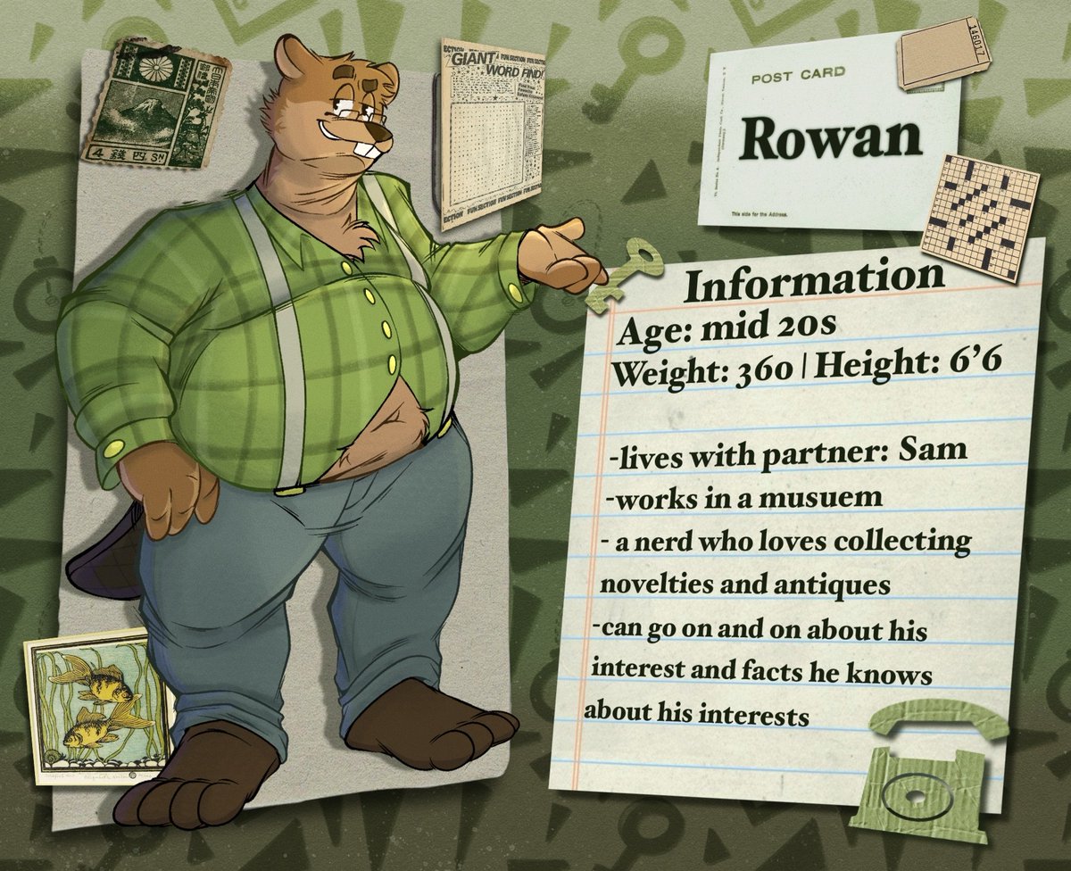 steamengine_12's tweet photo. Rowan official reference sheet https://t.co/C8eHvKMFrx