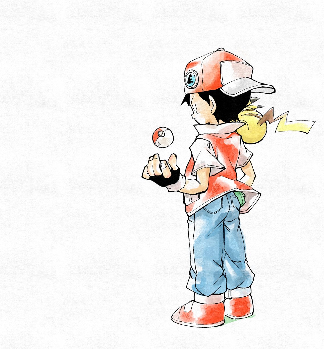 ポケモンセンターオリジナル フィギュア レッド&ピカチュウ