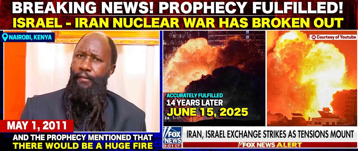 makenalex's tweet photo. The unfolding of this prophecy before our eyes is a call for us to be ready always for the glorious coming of The MESSIAH. 

#PropheciesOfHashem https://t.co/SewAV0bGSc
