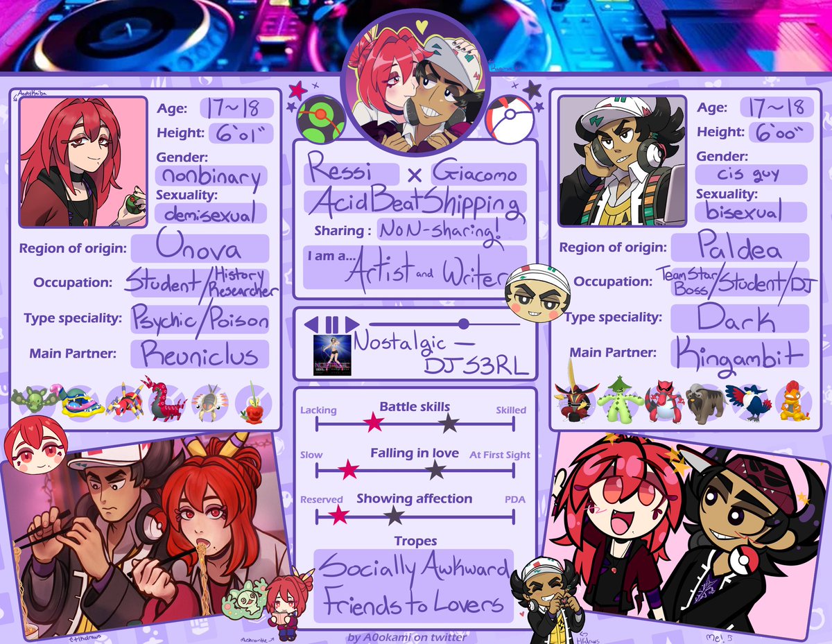 im pretty exhausted, but it's ok -- i updated this thing with new art and some info tweaks! 🎛️🕷️💜