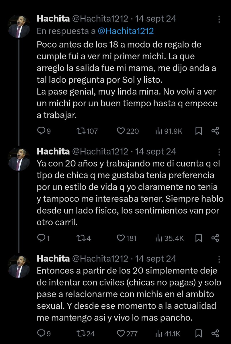 Que deprimente. Con razón se hizo libertario. Son todos así o más tristes