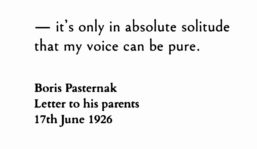 ― Boris Pasternak