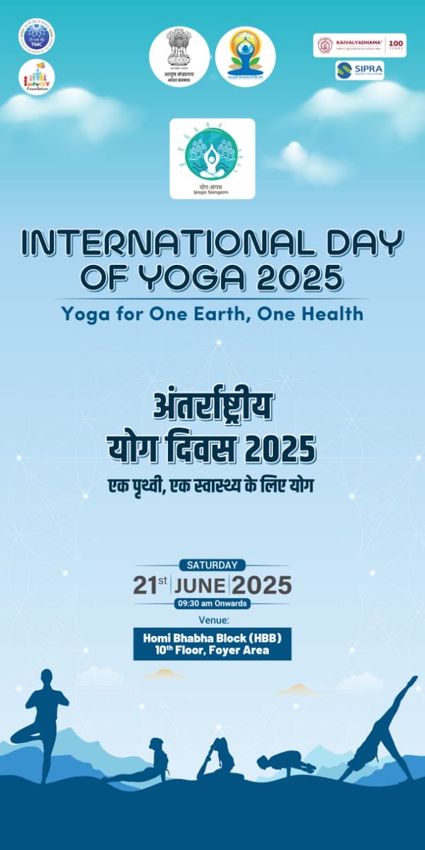 We are proud to be part of a global celebration of wellness, mindfulness, and holistic health!

We've officially registered to organize the Yoga Sangam as part of #IDY2025 — just 7 days to go until June 21! 🌍🧘‍♀️

This year’s event will be observed in accordance with the Common