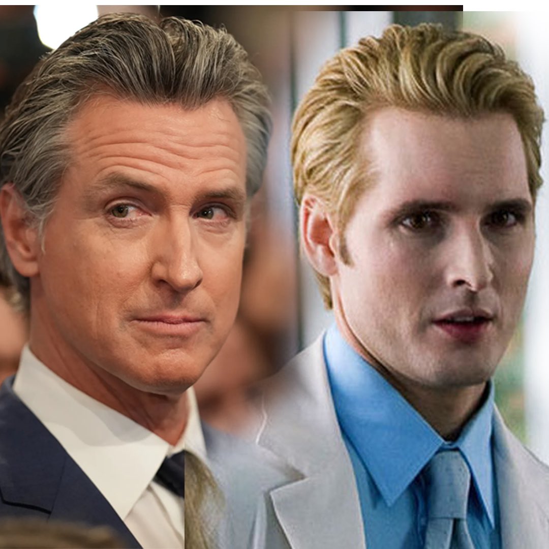 magicmarkXXX's tweet image. Does anyone else see the resemblance…? 

#gavin #gavinnewscum #gavinnewsome #twilight #carlislecullin #vampire