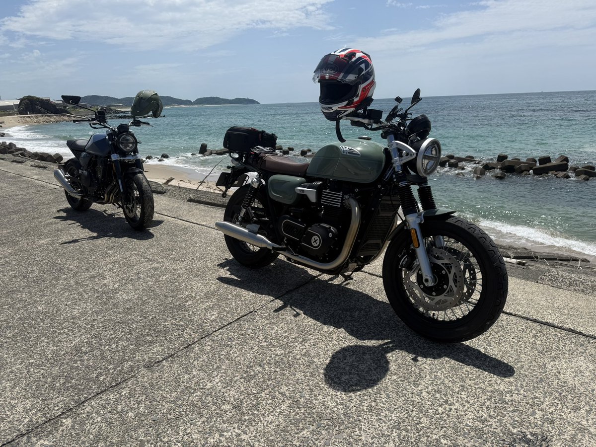 yankun21's tweet photo. やって来ました日本海
#Cromwell1200
#crossfire500 https://t.co/AmQbJBdCxc