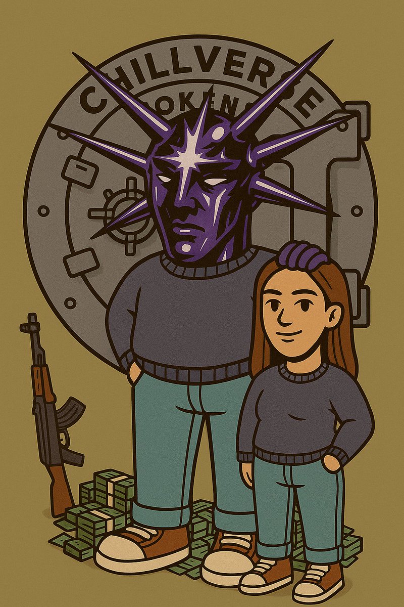 you guys aren't gonna believe this...

the chill babes? yeah, they aren't as chill as I thought.

i caught one of them trying to take my #chillverse tokens, so i've got guns now and my tokens are in the vault for safety.