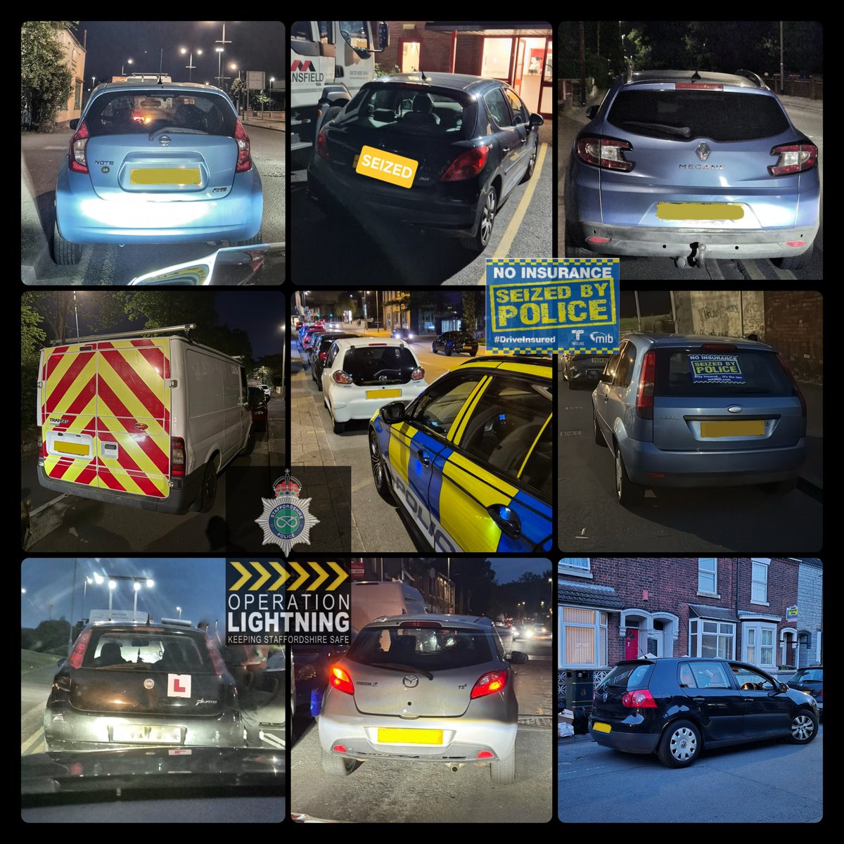 StaffsRCT (@staffsrct) on Twitter photo Overnight we deployed to the <a href="/Policingstoke/">Stoke-on-Trent Police</a> area... In addition to incoming jobs;
9️⃣x Vehicles recovered for a mixture of no licence/insurance. <a href="/DriveInsured/">Drive Insured</a>
2️⃣x arrests for immigration / drink drive offences.
All in a nights work 🫡⚡️
#OpLightning #Team4RCT Overnight we deployed to the <a href="/Policingstoke/">Stoke-on-Trent Police</a> area... In addition to incoming jobs;
9️⃣x Vehicles recovered for a mixture of no licence/insurance. <a href="/DriveInsured/">Drive Insured</a>
2️⃣x arrests for immigration / drink drive offences.
All in a nights work 🫡⚡️
#OpLightning #Team4RCT