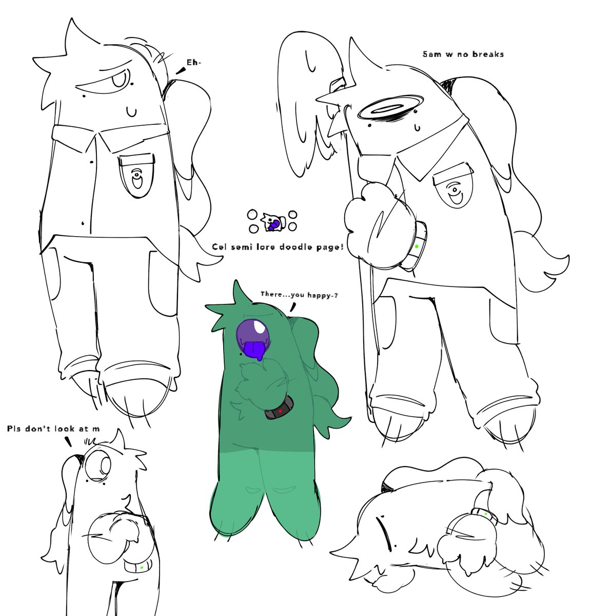 BeanJJzz's tweet image. i should make a small lore post bc I don't think I really say much abt my lore here //small info abt cel heh// cel 22 Lives at MRHQ as a janitor, para imp oh and red
#AmongUs #amongusart #amongusartwork #amongusfanart #amongusOC #art #rodamrixart #rodamrix