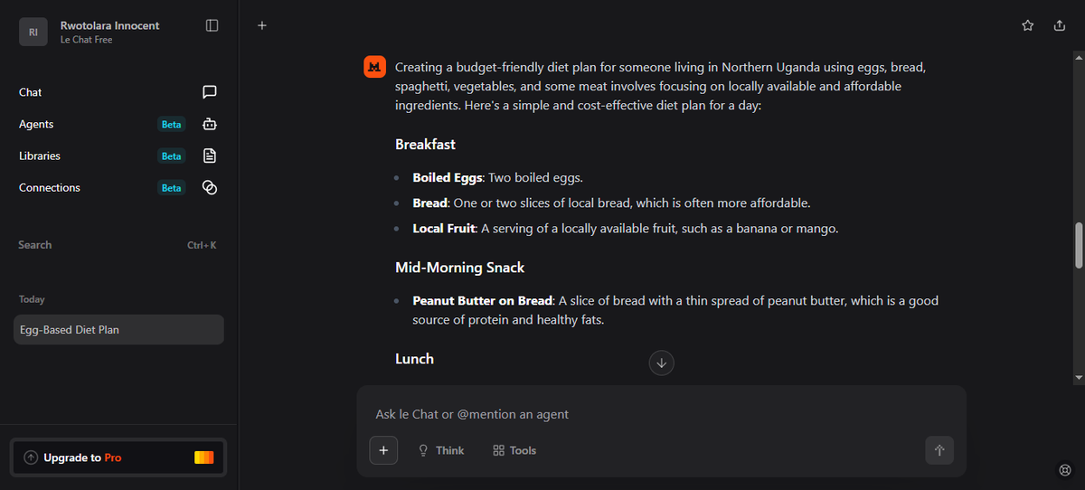 707_Roi's tweet image. Day 17 of ALX AI Starter Kit Program!

Explored HuggingChat, GroqChat, and Le Chat.

HuggingChat is flexible and customizable, GroqChat is blazing fast, and Le Chat processes quickly.

Each offers unique strengths!

#ALX_AiSK #HuggingChat #GroqChat #LeChat