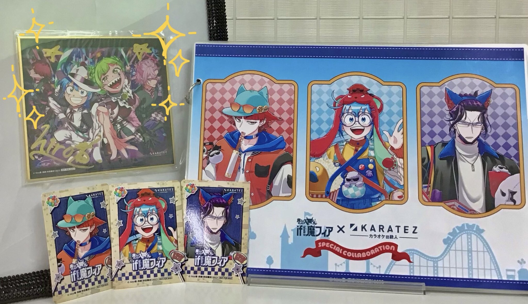 カラオケの鉄人 if魔フィア グリッター缶バッジ アリス カラ鉄