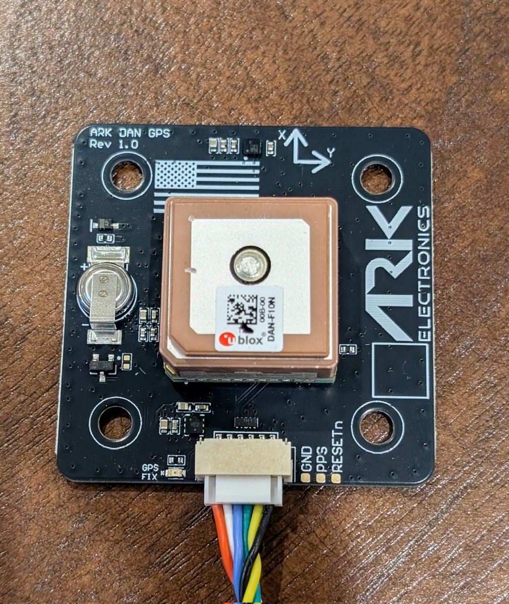 Alex Klimaj (@arkelectron) on Twitter photo Prototypes of the ARK DAN GPS have arrived! Dual band L1 L5 with a built in antenna. It uses a newer version of the ubx protocol and we will have to add support to <a href="/PX4Autopilot/">PX4 Autopilot</a> <a href="/ArduPilotTeam/">ArduPilot</a> and <a href="/teambetaflight/">betaflight</a>. Prototypes of the ARK DAN GPS have arrived! Dual band L1 L5 with a built in antenna. It uses a newer version of the ubx protocol and we will have to add support to <a href="/PX4Autopilot/">PX4 Autopilot</a> <a href="/ArduPilotTeam/">ArduPilot</a> and <a href="/teambetaflight/">betaflight</a>.