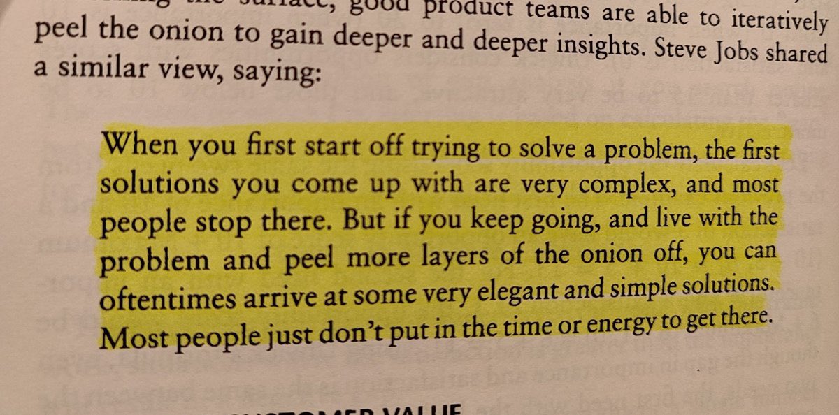 one of Steve Jobs' best lines, that Apple has forgot about

simplicity is so hard.