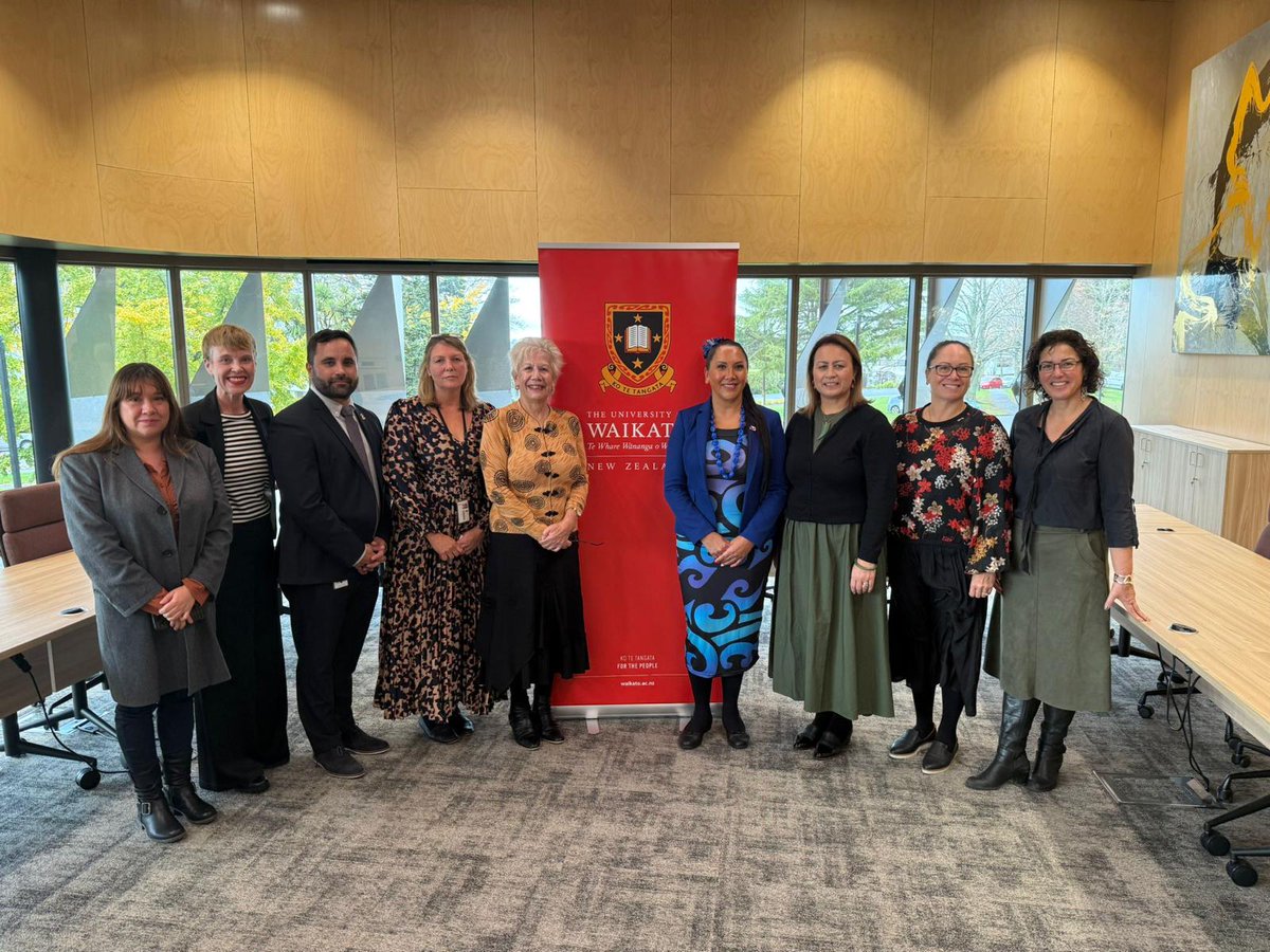 EmbChileNZ's tweet photo. Ambassador Manahi Pakarati had a productive visit to @waikato discussing research and study collaboration initiatives between Chile &amp; New Zealand. Stronger ties ahead! https://t.co/U7WDTu6lHb