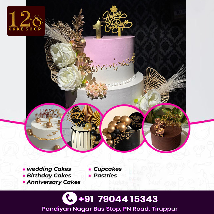 haririya95's tweet image. 🎂 12 O'Clock Cake Shop – Your Destination for Customised Cakes! 🎂

✔️ Fully  customised cakes for birthdays, weddings &amp;amp; anniversaries

✔️ Add your photo, name, or any custom decoration

📞 +91 79044 15343

#CustomisedCake #12OClockCakeShop #TiruppurCakes #BirthdayCakeDesign