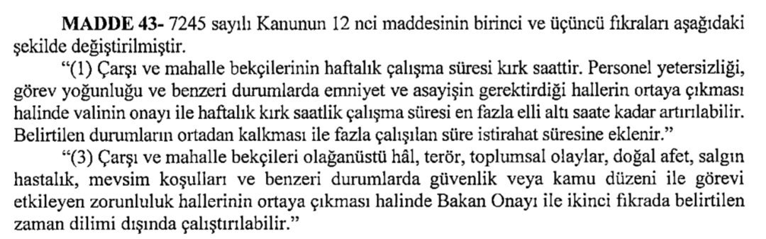 Emniyet te bekçi gece 8 saat çalışıyor haftada 40 saat kanunla güvence altına alınmış 

Polis gece 13-14 saat çalışıyor ve haftalık 65-70 saat çalışıyor 
Diğer kurumları geçtim aynı teşkilat için de bu kadar çelişki olur mu 

#PolisindeAilesiVar
