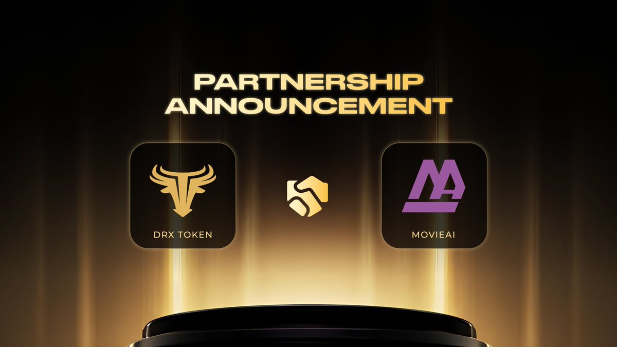 DRX 🤝 <a href="/MAI_MovieHQ/">MovieAI</a> – Create, Watch, Imagine On-Chain! 

We’re teaming up with MovieAI - where AI-powered characters and fan-made storylines meet Web3. 

🎬It’s time to reimagine entertainment, together!

➡️ Follow <a href="/DrxToken/">DRX Token</a> for more updates!