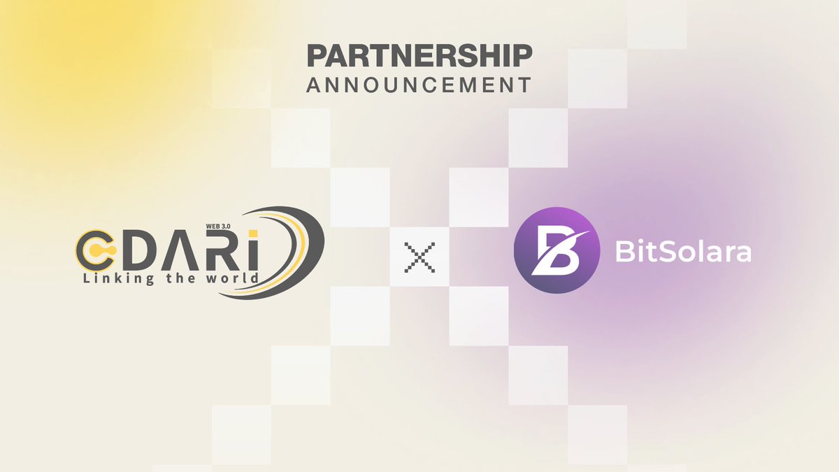 🚨 PARTNERSHIP ANNOUNCEMENT 🚨

We’re excited to partner with @Bitsolara — the next-gen Telegram-native Web3 platform combining GameFi, DeFi &amp; viral social growth! 🚀

🎮 Gamified quests &amp; XP system
⚡️ TON-powered microinteractions
👥 Viral loops &amp; referral mechanics
🔧 Modular